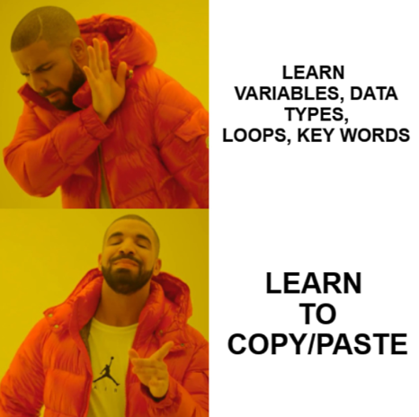 Learn to copy and paste
