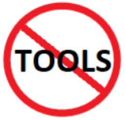No tools